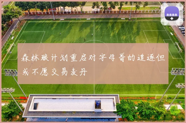 森林狼计划重启对字母哥的追逐但或不愿交易麦丹